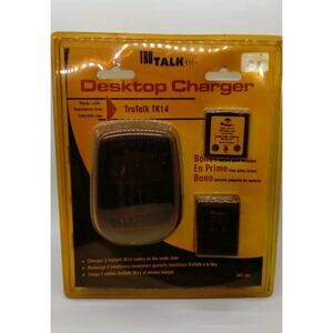 Tru Talk Desktop Charger Works with TK14 - Charges 2 Radios